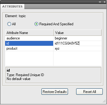 New attributes editor The new attributes editor lets you modify multiple=