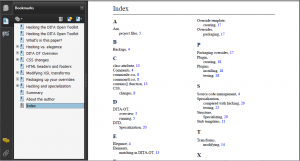PDF index