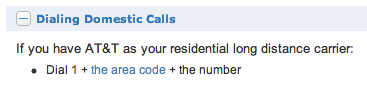 I hope you know what an area code is