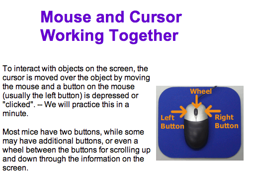 Basic mouse tutorial