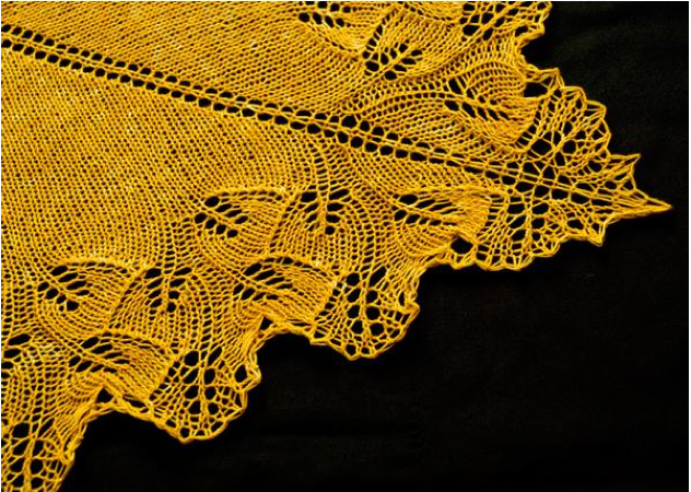 Gingko Shoulderette Shawl