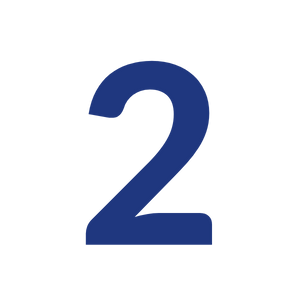 Dark blue "2" in large font.